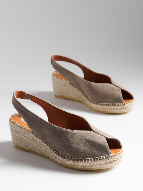 Босоножки LA MAISON DE L'ESPADRILLE, Артикул RV2200-7, серо-коричневый | 4739877. Ракурс 6