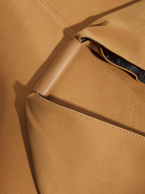 Женский шоппер TENDANCE, Артикул SY6123, бежево-коричневый | 4740717. Ракурс 2