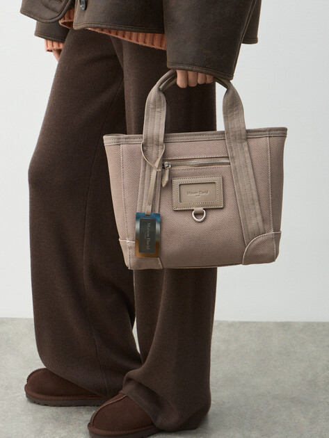 Женский тоут MAISON DAVID, Артикул SY6320, коричнево-серый | 4740742. Ракурс 5