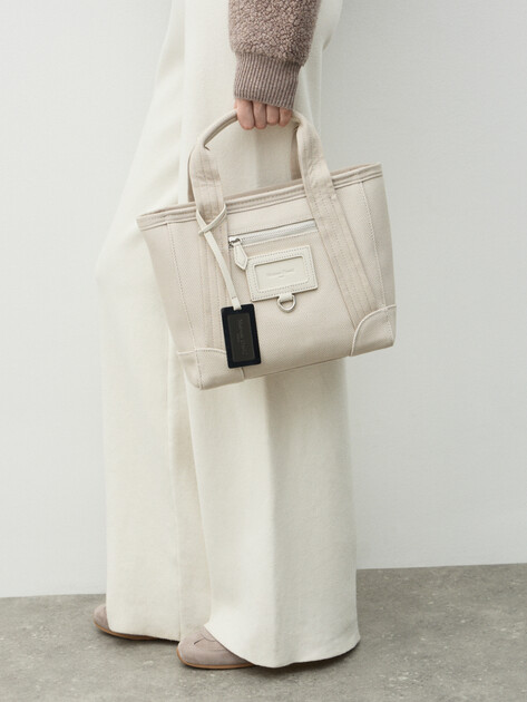 Женский тоут MAISON DAVID, Артикул SY6320, пыльно-бежевый | 4740752. Ракурс 5