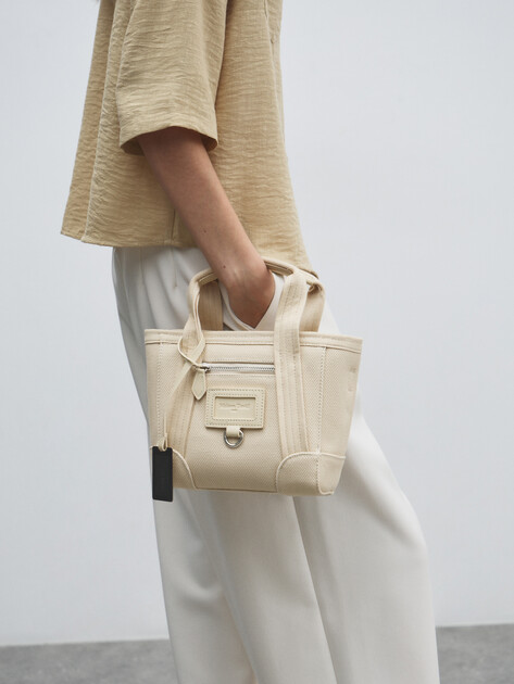 Женский тоут MAISON DAVID, Артикул SY6321, светло-бежевый | 4740769. Ракурс 5