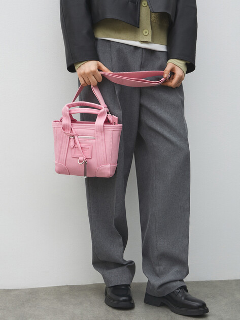 Женский тоут MAISON DAVID, Артикул SY6321, бледно-розовый | 4740787. Ракурс 5