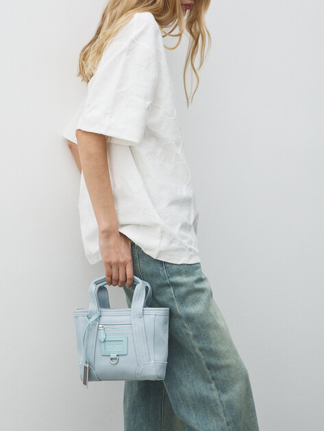 Женский тоут MAISON DAVID, Артикул SY6321, светло-голубой | 4740791. Ракурс 5 Женский тоут MAISON DAVID, Артикул SY6321, светло-голубой | 4740791. Ракурс 5