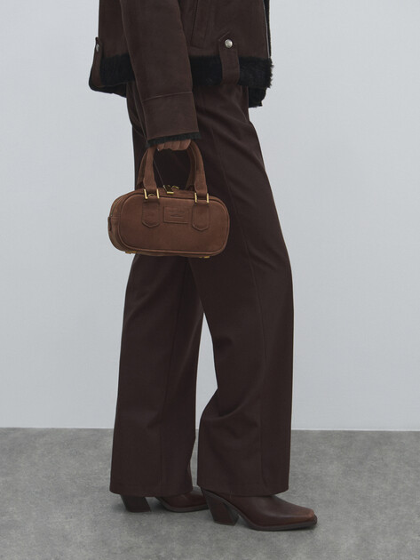 Женская сумка  CALZETTI, Артикул JADE, бежево-коричневый | 4741835. Ракурс 5