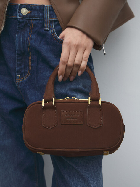 Женская сумка  CALZETTI, Артикул JADE, коричневый | 4741847. Ракурс 5