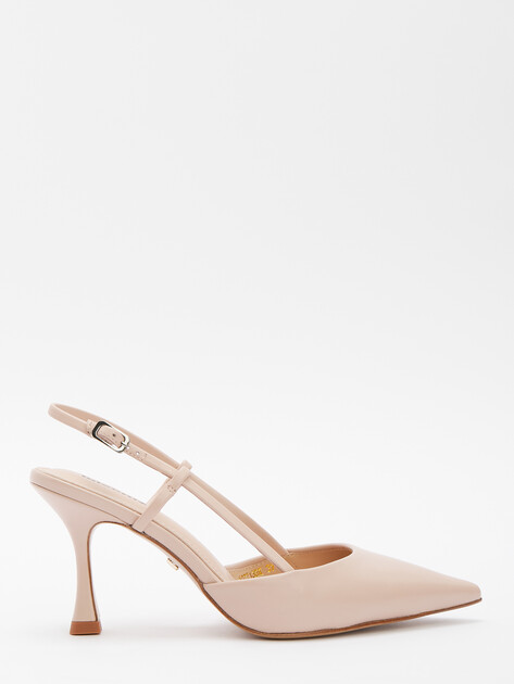 Женские туфли с открытой пяткой (слингбэк) LOLA CRUZ CARMEN PUMP, Артикул 107Z13BK (K), бежево-розовый | 4745762. Ракурс 3 Женские туфли с открытой пяткой (слингбэк) LOLA CRUZ CARMEN PUMP, Артикул 107Z13BK (K), бежево-розовый | 4745762. Ракурс 3