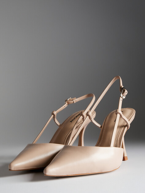 Женские туфли с открытой пяткой (слингбэк) LOLA CRUZ CARMEN PUMP, Артикул 107Z13BK (K), бежево-розовый | 4745762. Ракурс 6 Женские туфли с открытой пяткой (слингбэк) LOLA CRUZ CARMEN PUMP, Артикул 107Z13BK (K), бежево-розовый | 4745762. Ракурс 6