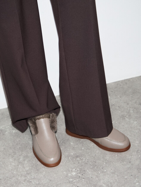 Женские высокие лоферы TENDANCE, Артикул YS-2299K-10L, пыльно-коричневый | 4747933. Ракурс 6 Женские высокие лоферы TENDANCE, Артикул YS-2299K-10L, пыльно-коричневый | 4747933. Ракурс 6