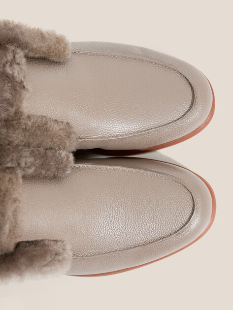 Женские высокие лоферы TENDANCE, Артикул YS-2299K-10L, пыльно-коричневый | 4747933. Ракурс 3 Женские высокие лоферы TENDANCE, Артикул YS-2299K-10L, пыльно-коричневый | 4747933. Ракурс 3