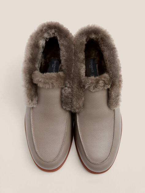 Женские высокие лоферы TENDANCE, Артикул YS-2299K-10L, пыльно-коричневый | 4747933. Ракурс 4 Женские высокие лоферы TENDANCE, Артикул YS-2299K-10L, пыльно-коричневый | 4747933. Ракурс 4