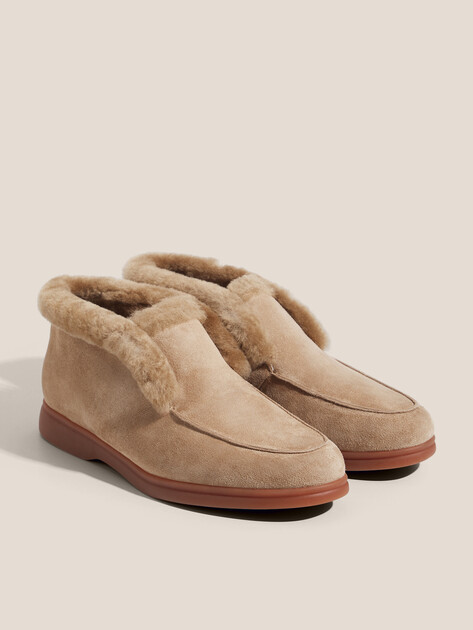 Женские высокие лоферы TENDANCE, Артикул YS-2299K-10S, темно-бежевый | 4748004. Ракурс 2