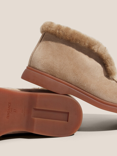 Женские высокие лоферы TENDANCE, Артикул YS-2299K-10S, темно-бежевый | 4748004. Ракурс 3