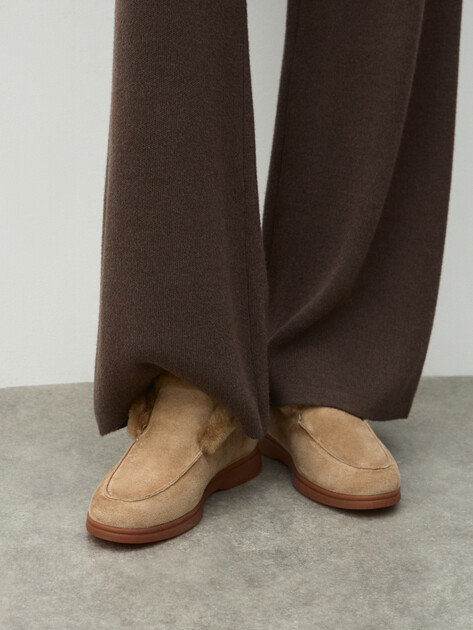 Женские высокие лоферы TENDANCE, Артикул YS-2299K-10S, темно-бежевый | 4748004. Ракурс 6