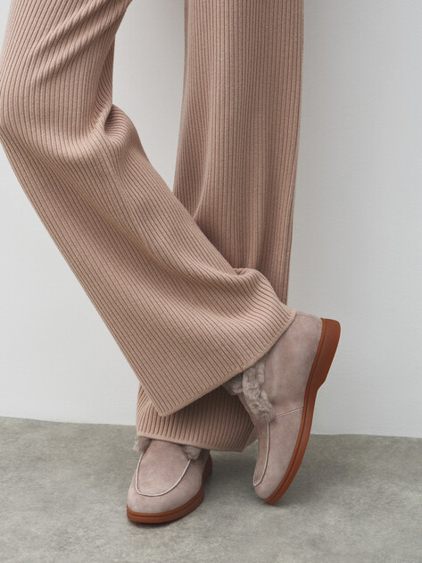 Женские высокие лоферы TENDANCE, Артикул YS-2299K-10S, пыльно-розовый | 4748018. Ракурс 6