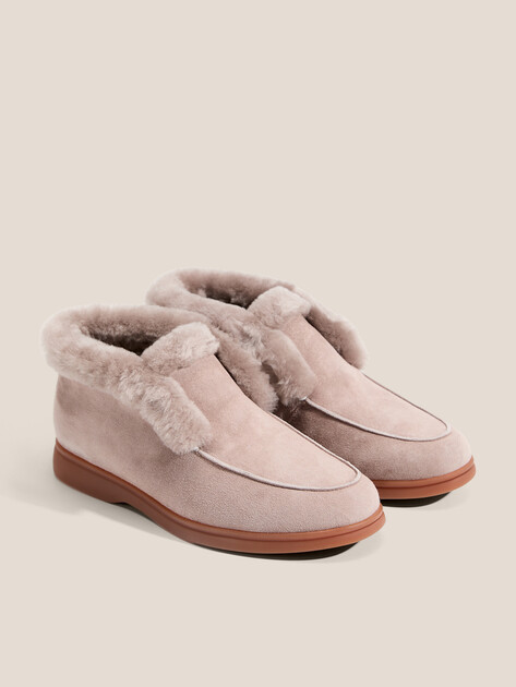 Женские высокие лоферы TENDANCE, Артикул YS-2299K-10S, пыльно-розовый | 4748018. Ракурс 2