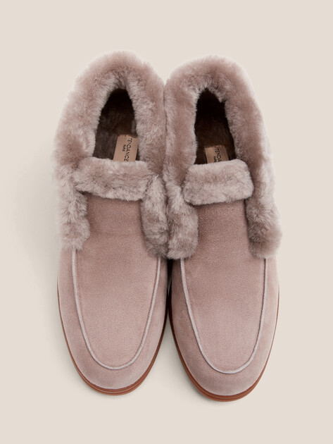 Женские высокие лоферы TENDANCE, Артикул YS-2299K-10S, пыльно-розовый | 4748018. Ракурс 4