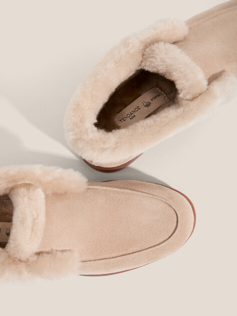 Женские высокие лоферы TENDANCE, Артикул YS-2299K-10S, светло-бежевый | 4748103. Ракурс 3