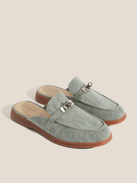 Мюли TENDANCE, Артикул YS-2299K-252, серо-зеленый | 4751630. Ракурс 2