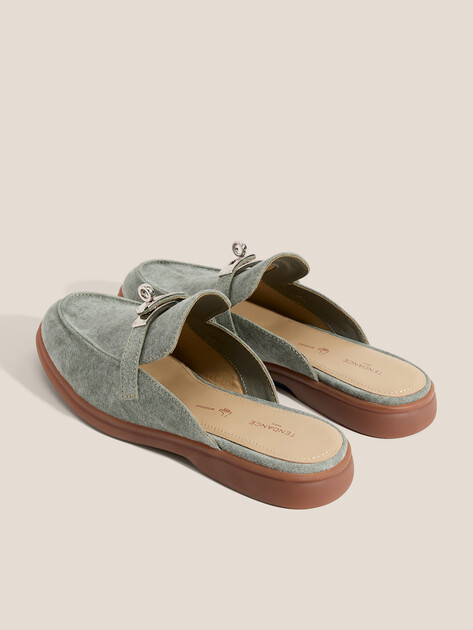 Мюли TENDANCE, Артикул YS-2299K-252, серо-зеленый | 4751630. Ракурс 5