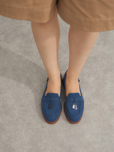 Женские лоферы с открытой пяткой (слинг-бэк) TENDANCE, Артикул YS-2299K-X21, синий | 4752053. Ракурс 6 Женские лоферы с открытой пяткой (слинг-бэк) TENDANCE, Артикул YS-2299K-X21, синий | 4752053. Ракурс 6