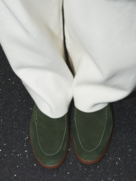 Женские лоферы TENDANCE, Артикул YS-2299K-X01A-S, темно-зеленый | 4752999. Ракурс 6 Женские лоферы TENDANCE, Артикул YS-2299K-X01A-S, темно-зеленый | 4752999. Ракурс 6