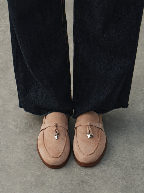 Женские лоферы TENDANCE, Артикул YS-2299K-13A-S, розово-бежевый | 4754027. Ракурс 6