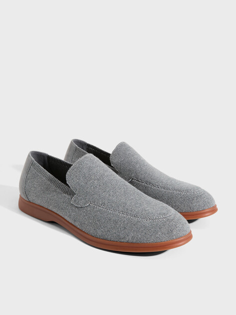 Мужские лоферы TENDANCE, Артикул YS-M2299K-239, серый | 4754394. Ракурс 2