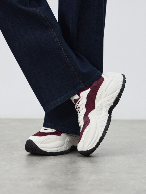 Женские кроссовки ARMANI EXCHANGE VEDDER, Артикул XW001626, бордовый | 4754654. Ракурс 6 Женские кроссовки ARMANI EXCHANGE VEDDER, Артикул XW001626, бордовый | 4754654. Ракурс 6
