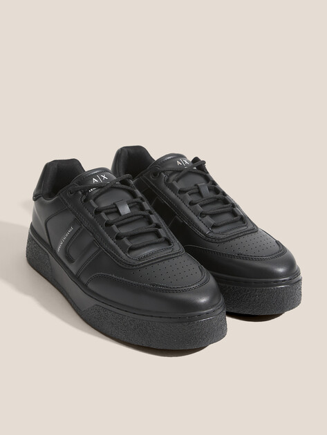 Мужские кеды ARMANI EXCHANGE, Артикул XM001936, черный | 4754788. Ракурс 2