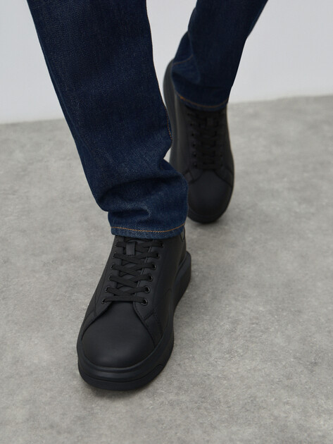 Мужские кеды ARMANI EXCHANGE, Артикул XUX123, черный | 4754873. Ракурс 6