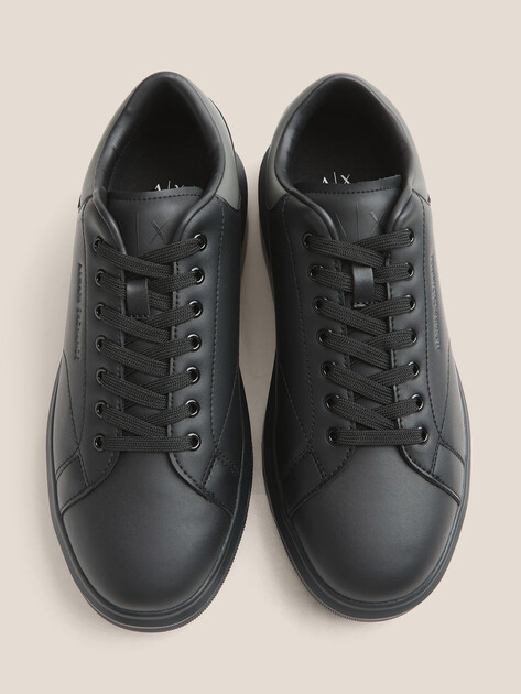 Мужские кеды ARMANI EXCHANGE, Артикул XUX123, черный | 4754873. Ракурс 4