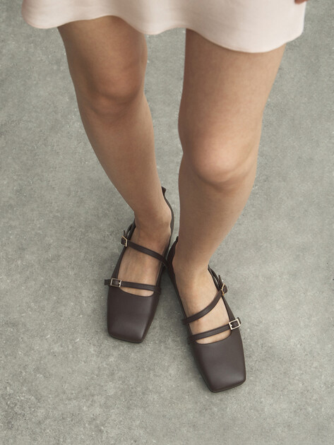 Балетки мэри-джейн TENDANCE, Артикул V1329-278, темно-коричневый | 4757293. Ракурс 7