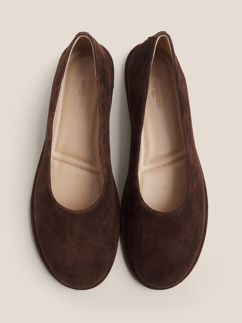 Балетки TENDANCE, Артикул V2126-08, темно-коричневый | 4757474. Ракурс 4