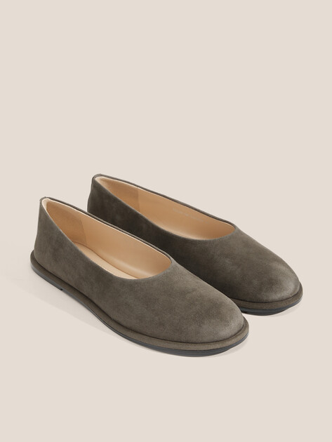 Женские балетки TENDANCE, Артикул V2126-08, зеленовато-серый | 4757522. Ракурс 2