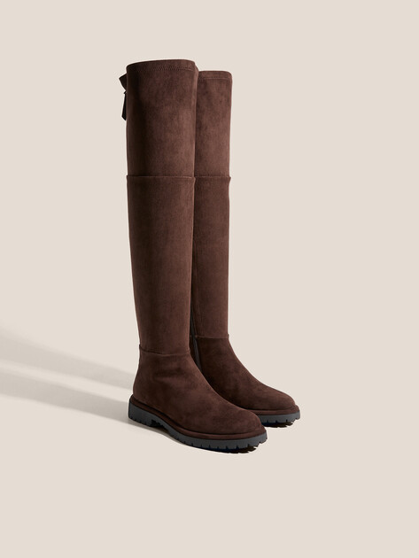 Ботфорты TENDANCE, Артикул V1996B-113, темно-коричневый | 4757891. Ракурс 2 Ботфорты TENDANCE, Артикул V1996B-113, темно-коричневый | 4757891. Ракурс 2