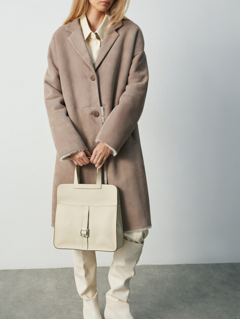 Женский тоут TENDANCE, Артикул MR241120, молочно-белый | 4758248. Ракурс 6