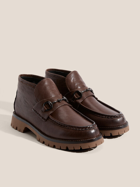 Женские высокие лоферы TENDANCE, Артикул TMY3601D-2, коричневый | 4759022. Ракурс 2