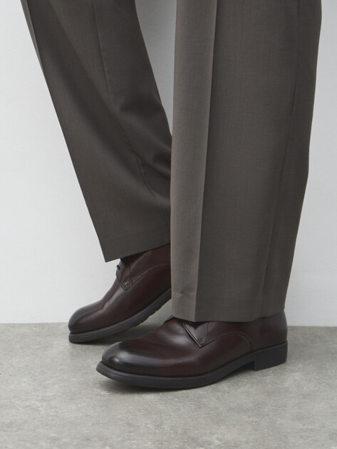 Мужские Полуботинки Maison david TM3599D-3 темно-коричневый