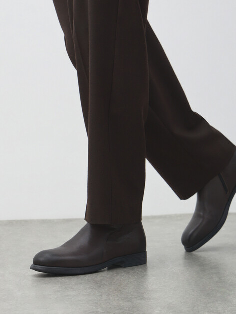 Мужские Ботинки Maison david TMH3599D-5 серо-коричневый