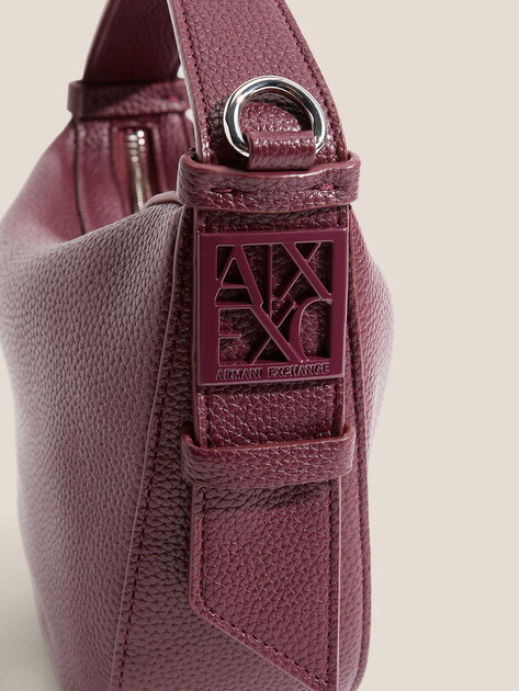 Женская сумка  ARMANI EXCHANGE SUSIE SOFT HOBO S, Артикул XW000917, винный | 4759639. Ракурс 2