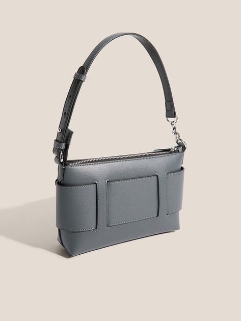 Женская сумка  ARMANI EXCHANGE SUSIE SHOULDER, Артикул 942907, серый | 4759785. Ракурс 3