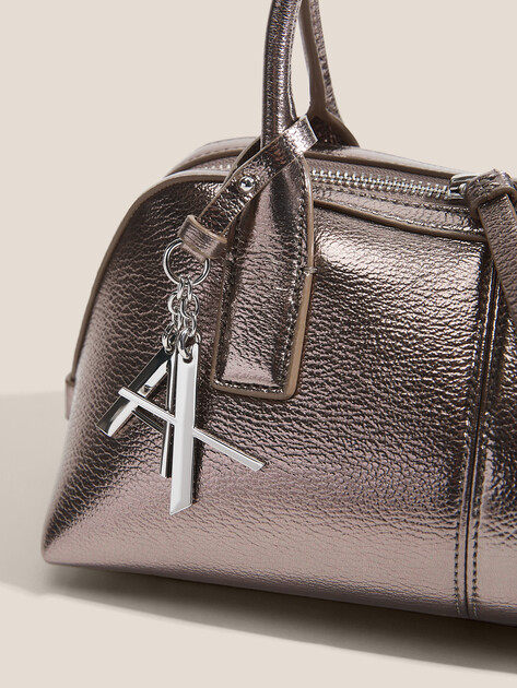 Женская сумка  ARMANI EXCHANGE BORSA A SPALLA - DESIR, Артикул XW001572, темно-серебряный | 4759946. Ракурс 2