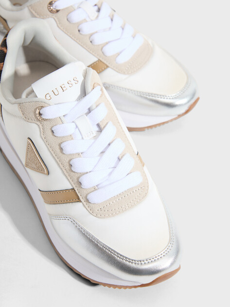 Женские кроссовки GUESS EAGAR2, Артикул FLP2EGPEL12, молочно-белый | 4766097. Ракурс 3