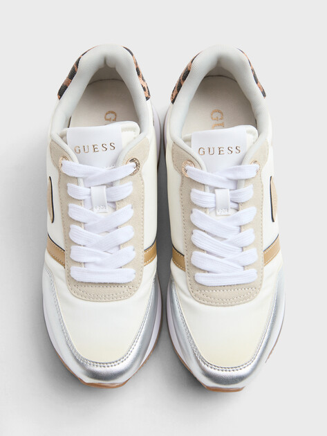 Женские кроссовки GUESS EAGAR2, Артикул FLP2EGPEL12, молочно-белый | 4766097. Ракурс 4