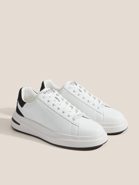 Мужские кеды GUESS ELBA, Артикул FMFLBALEA12, белый | 4766640. Ракурс 2
