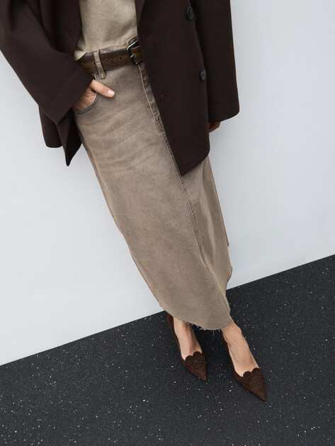 Женские туфли LOVE MOSCHINO PUFFY HEART, Артикул JA10449G, шоколадный | 4767363. Ракурс 6