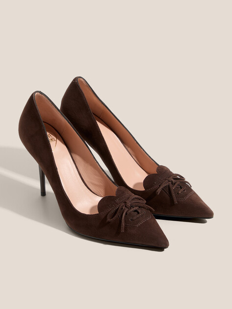 Женские туфли LOVE MOSCHINO PUFFY HEART, Артикул JA10449G, шоколадный | 4767363. Ракурс 2