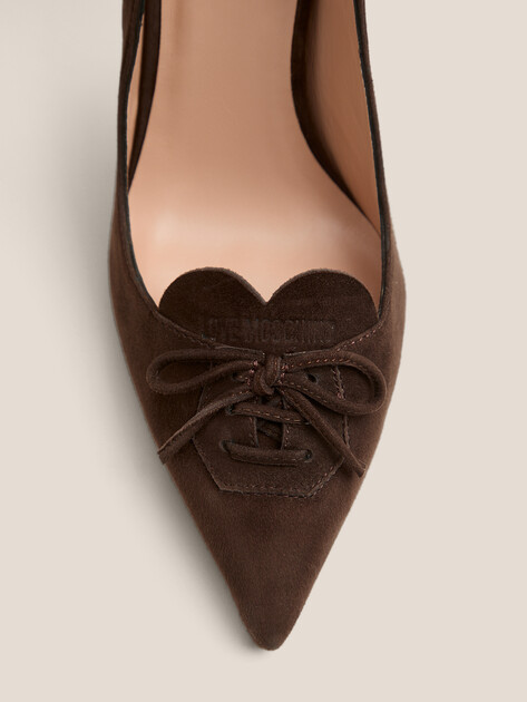 Женские туфли LOVE MOSCHINO PUFFY HEART, Артикул JA10449G, шоколадный | 4767363. Ракурс 3