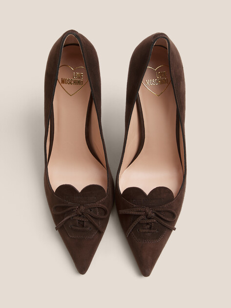 Женские туфли LOVE MOSCHINO PUFFY HEART, Артикул JA10449G, шоколадный | 4767363. Ракурс 4