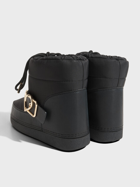 Женские дутики LOVE MOSCHINO SKI BOOT, Артикул JA24432G FW25, черный | 4767583. Ракурс 5